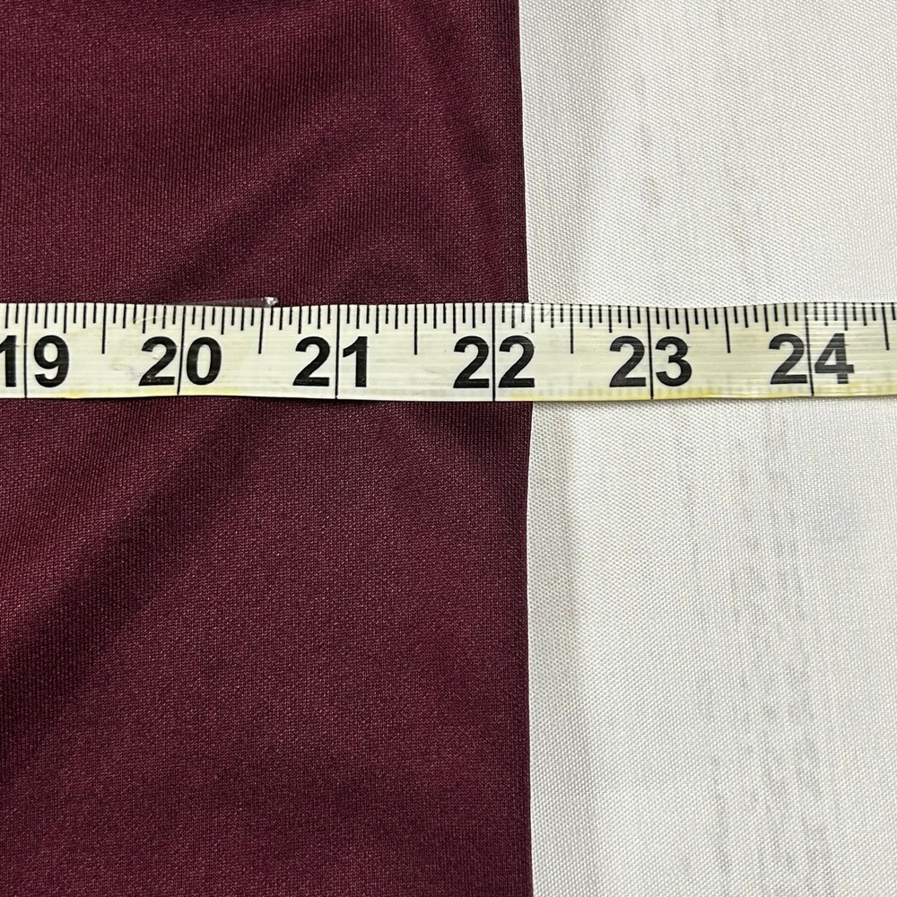 Augusta Sportswear Mens Large Maroon Space Dye Moisture Management Polo Shirt - Picture 5 of 6